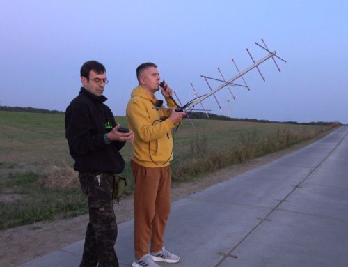 Ruszyliśmy w teren. Dziś Piotr SQ1REX i Tomek SP1ZX pojechali za miasto zrobić p